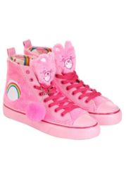 Women's Care Bears Cheer Bear Pink High Top Shoes