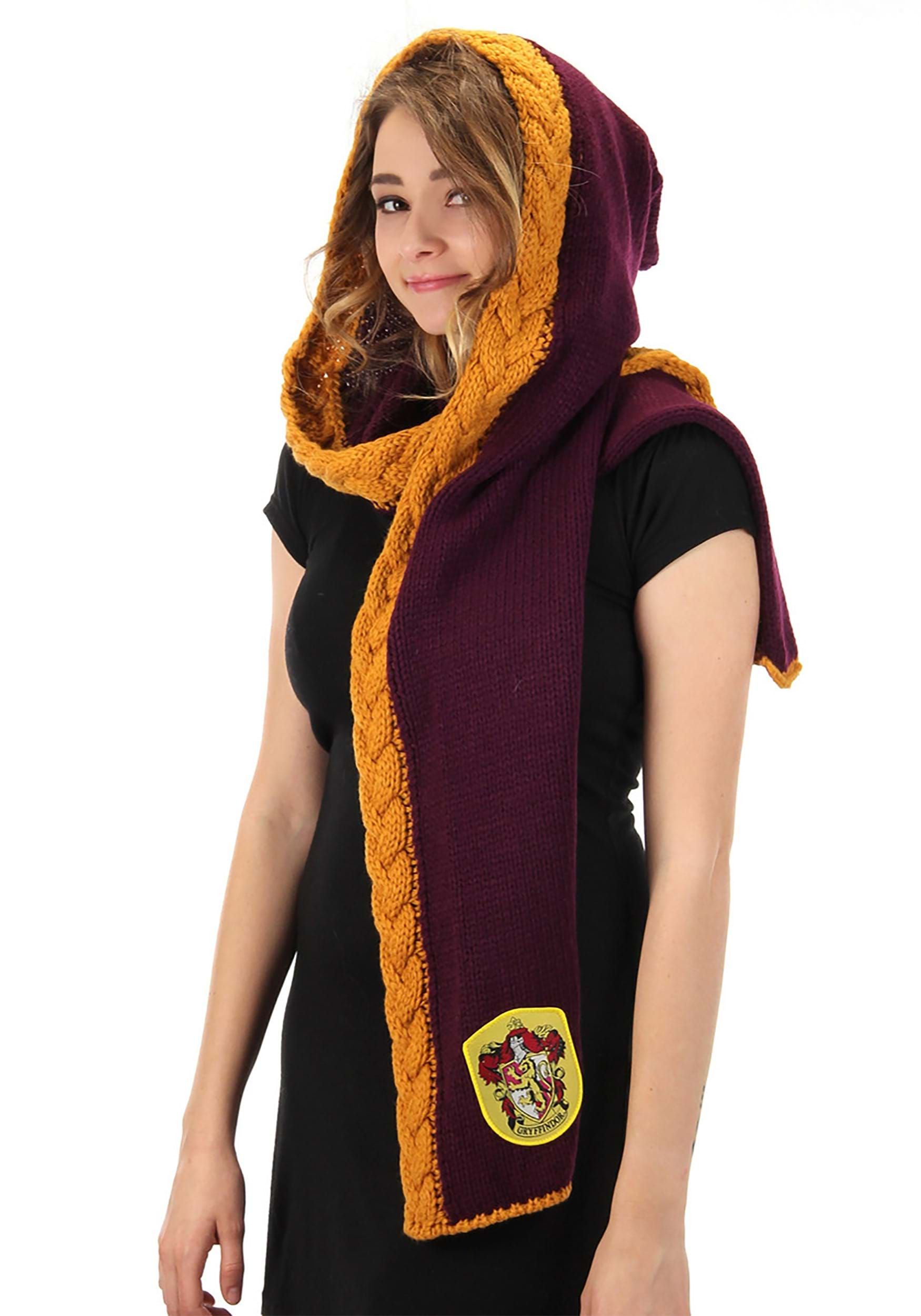 Gryffindor Knit Maroon Costume Hood