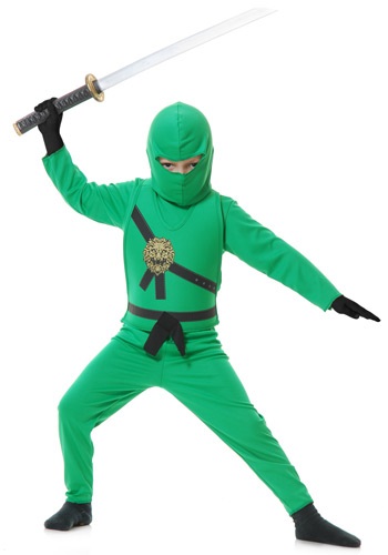 Green Ninja Kid&#39;s Costume