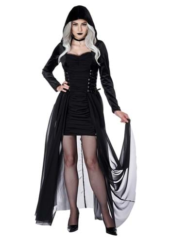 Women&#39;s Gothic Hooded Costume Dress