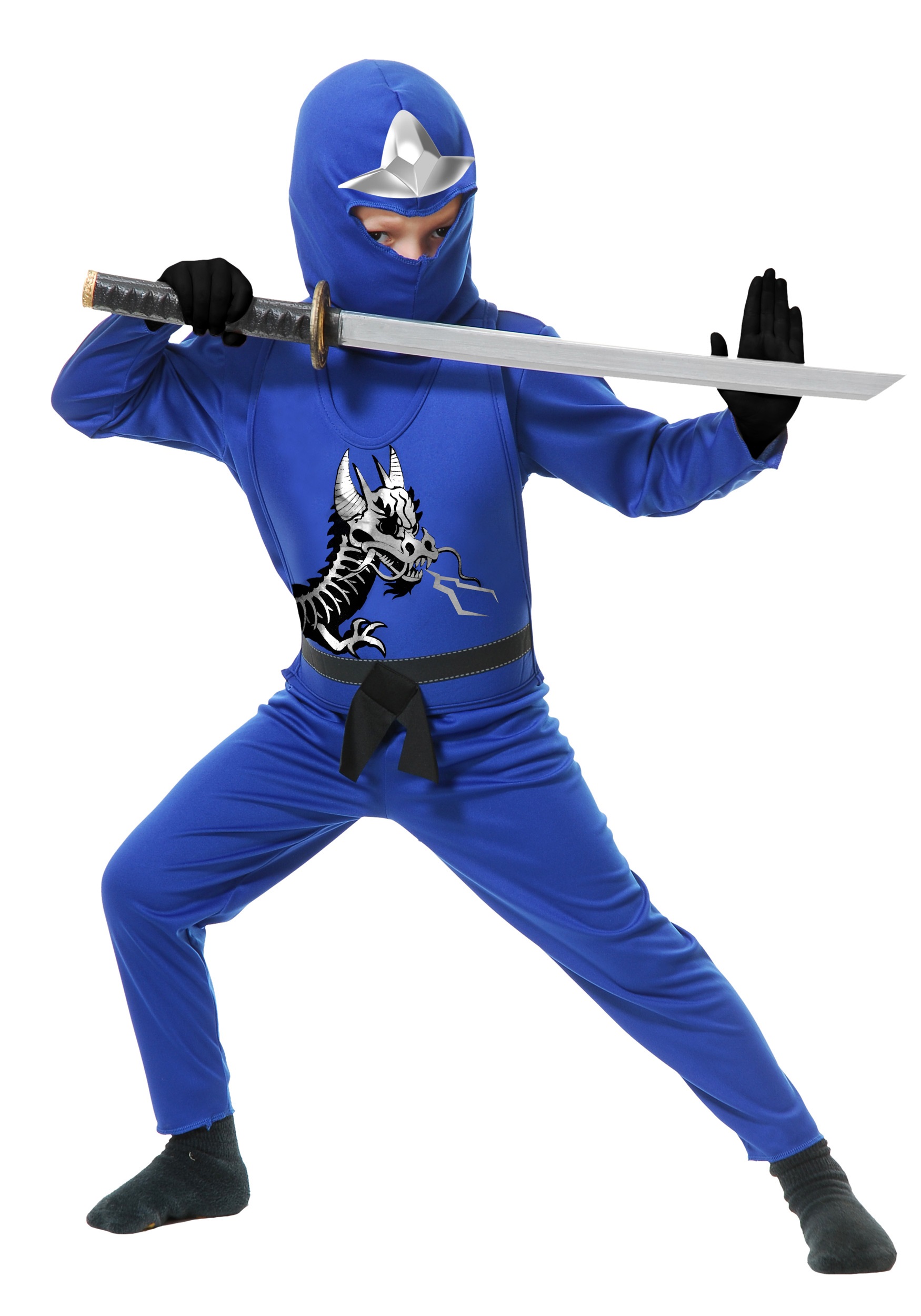 Child Ninja Avengers Series II Blue Costume | Ninja Costumes