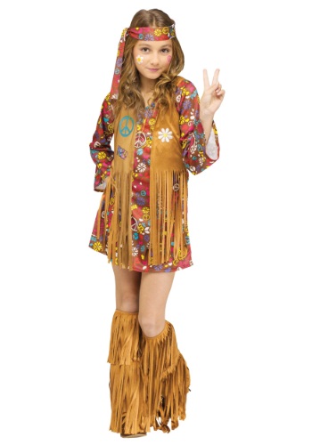 Peace &amp; Love Hippie Costume for Kids