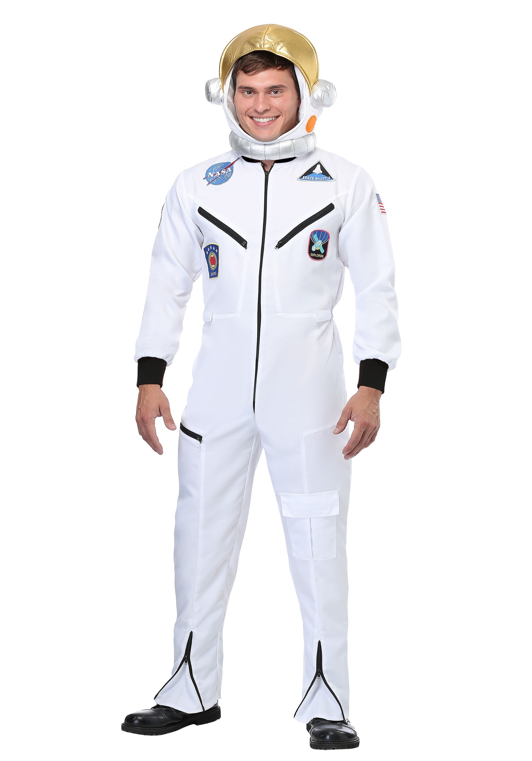 White Astronaut Jumpsuit Adult Costume | Exclusive