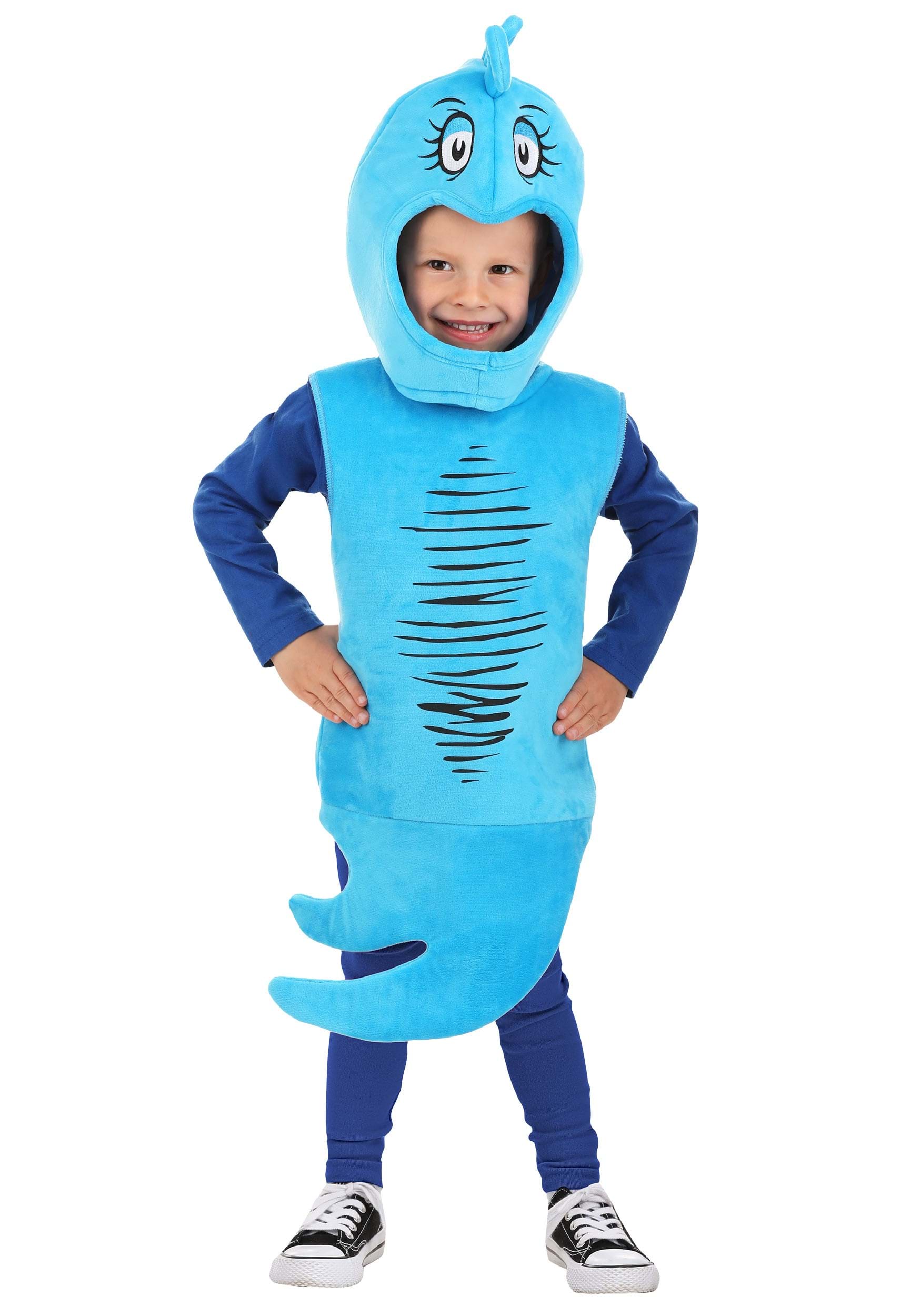 Toddler Dr. Seuss Blue Fish Costume | Dr. Seuss Costumes