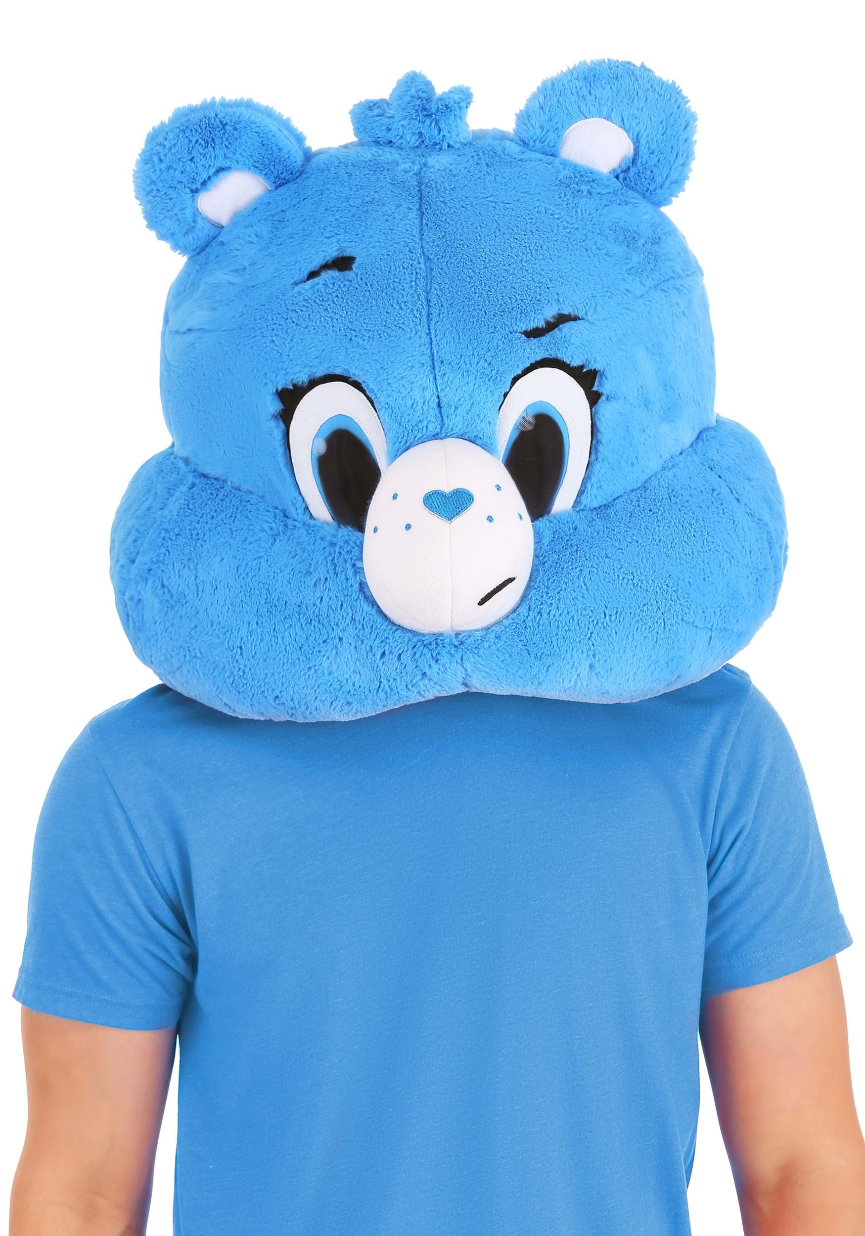 Care Bears Adult Grumpy Bear Mascot Mask | Care Bears Accessories