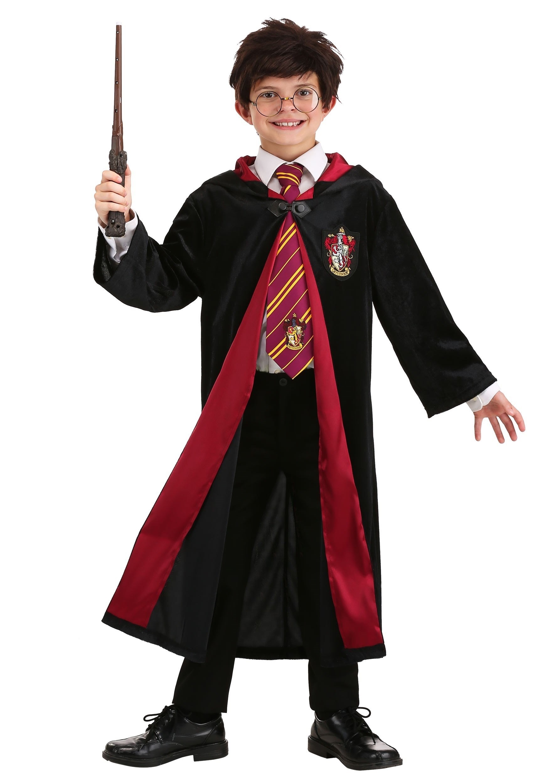 Harry Potter Kid's Deluxe Gryffindor Robe Costume | Harry Potter Costumes