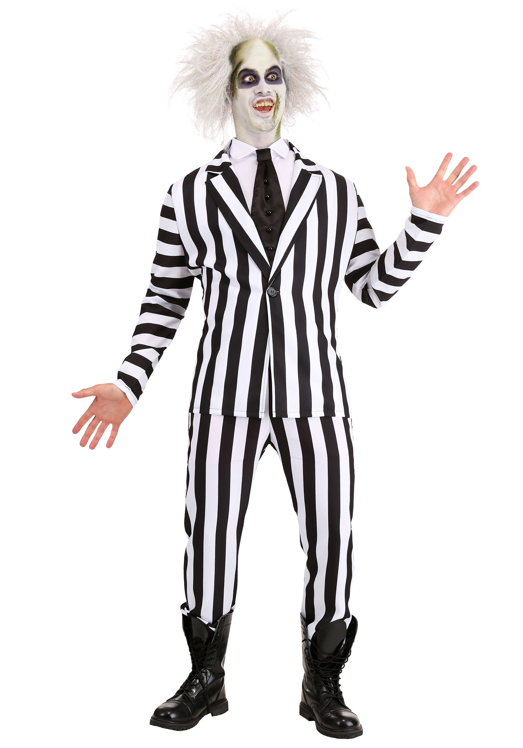 Beetlejuice Costume for Adults | Men's Movie Halloween Costumes