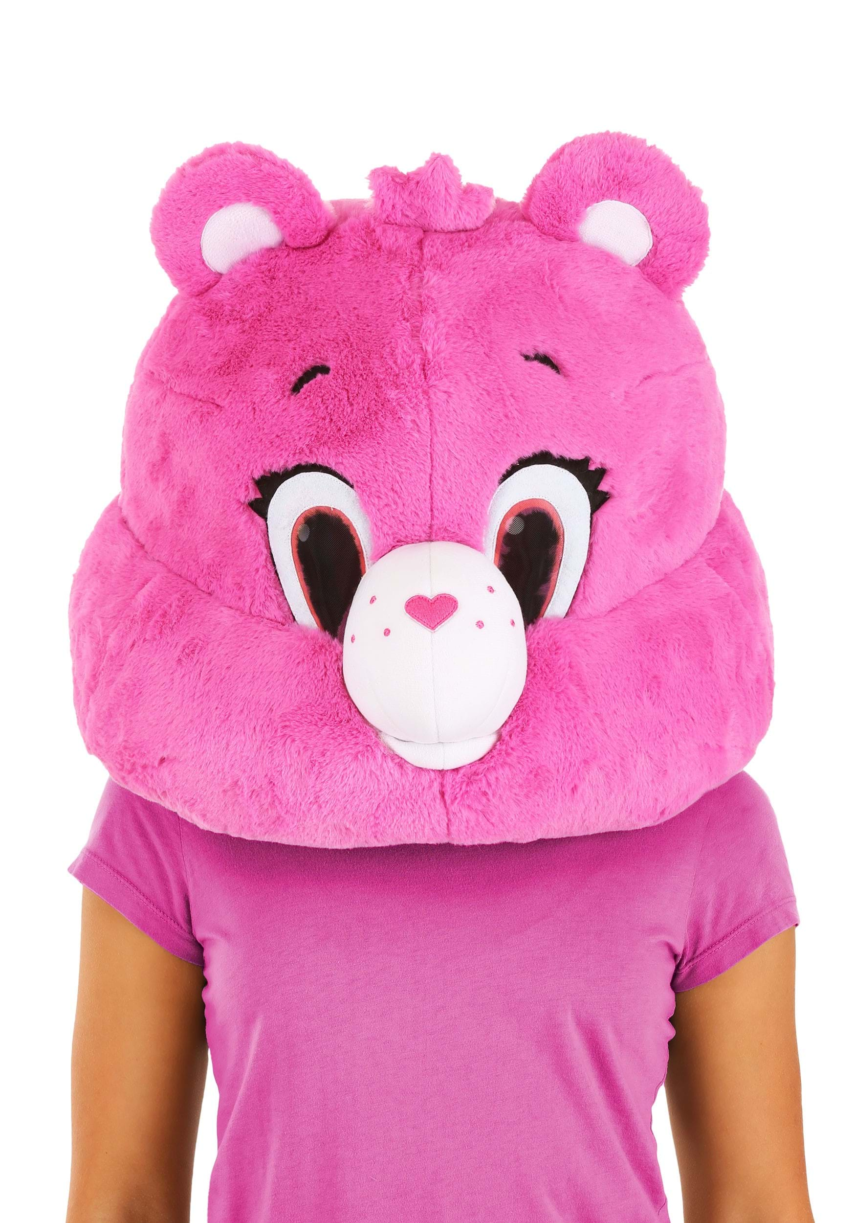 Care Bears Cheer Bear Adult Mascot Mask | Care Bears Accessories