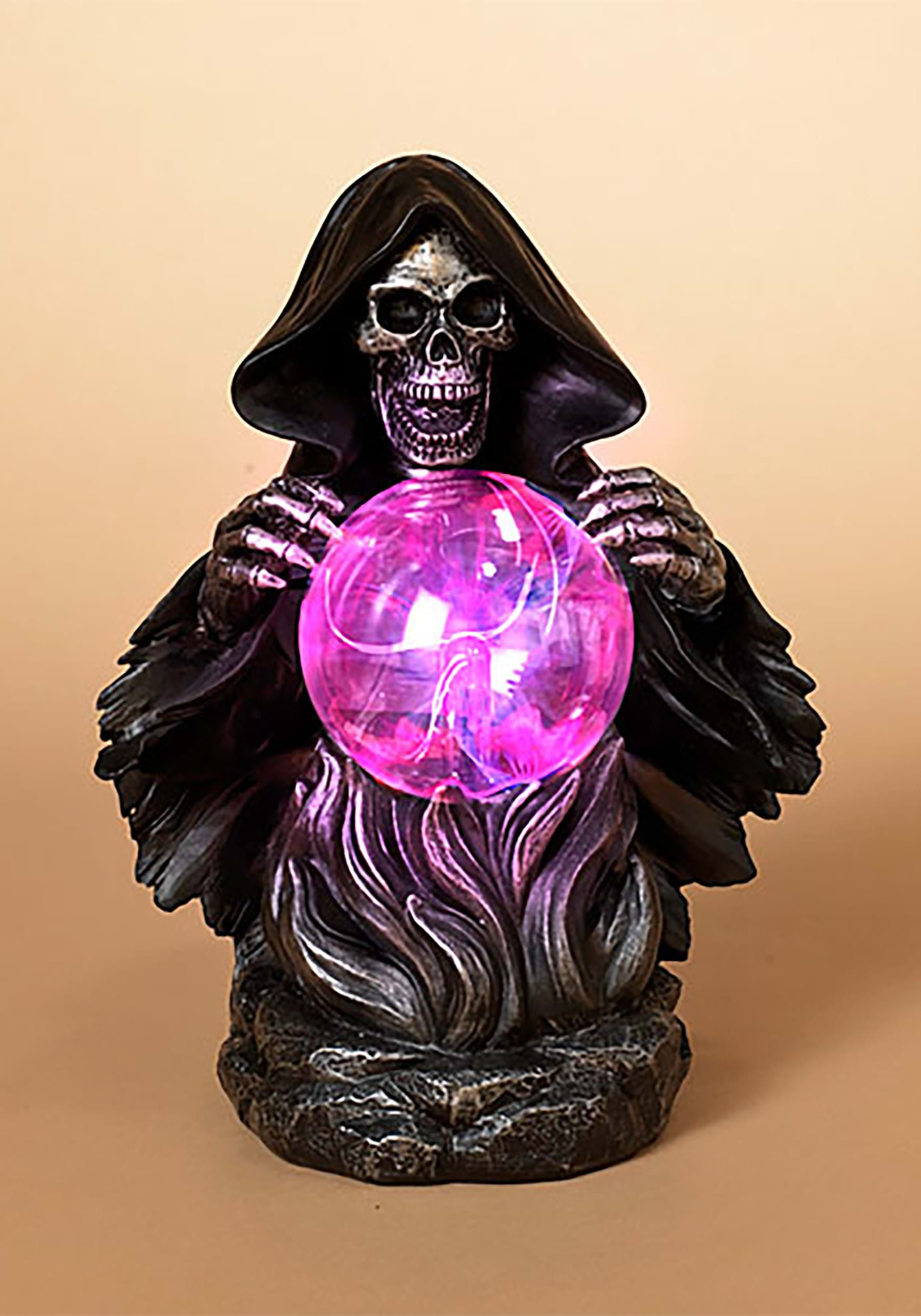 9 Grim Reaper with Static Lighted Magic Ball Prop | Table Decorations