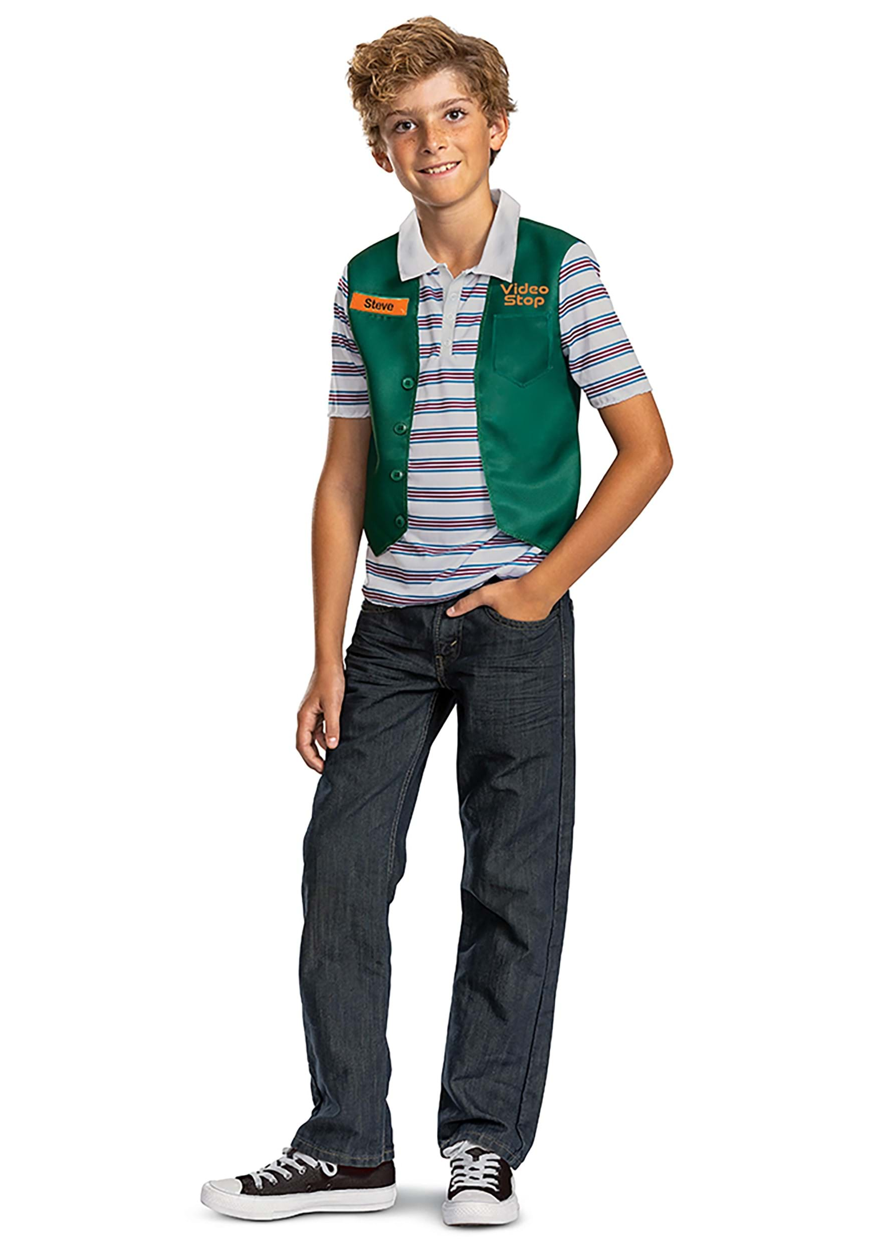 Stranger Things Tween Classic Video Stop Steve S4 Costume