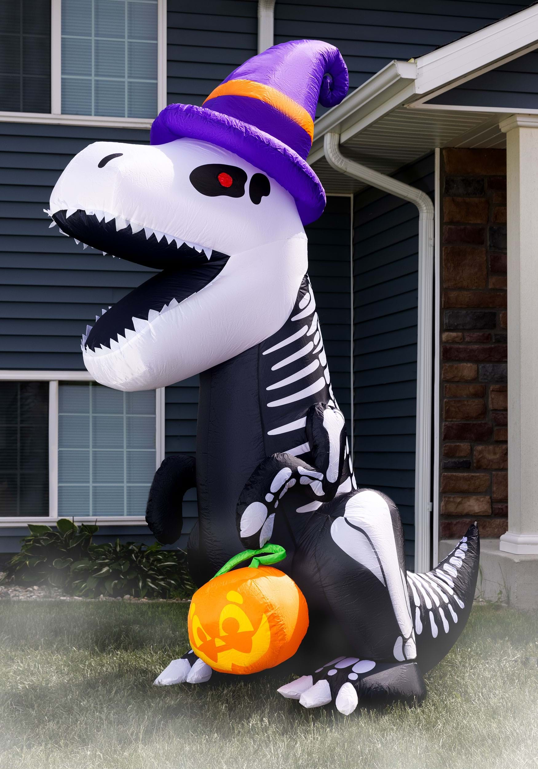 8FT Inflatable Skeleton T-Rex Prop Decoration | Dinosaur Decorations