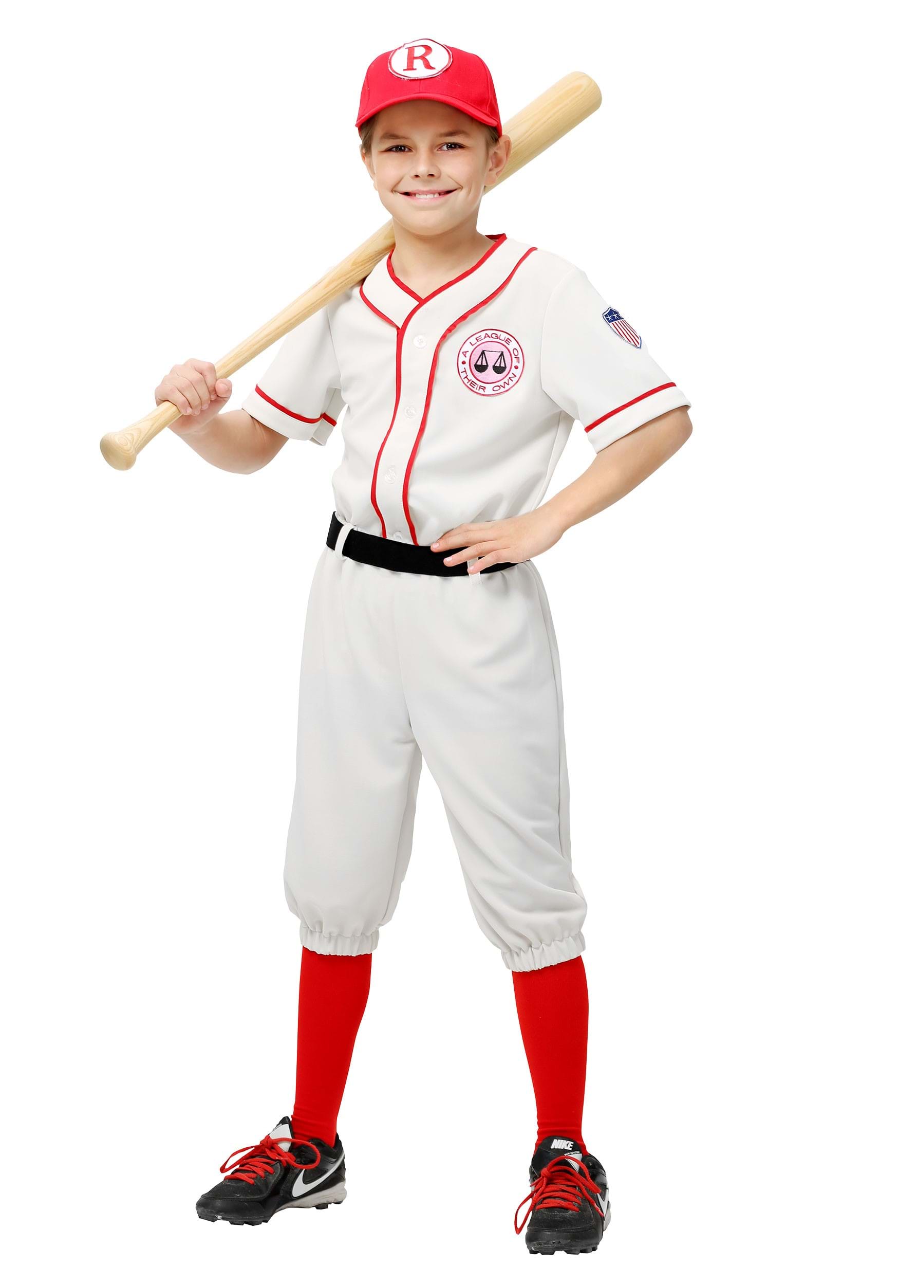 A League Of Their Own Child Jimmy Baseball Uniform Costume | Exclusive Costumes