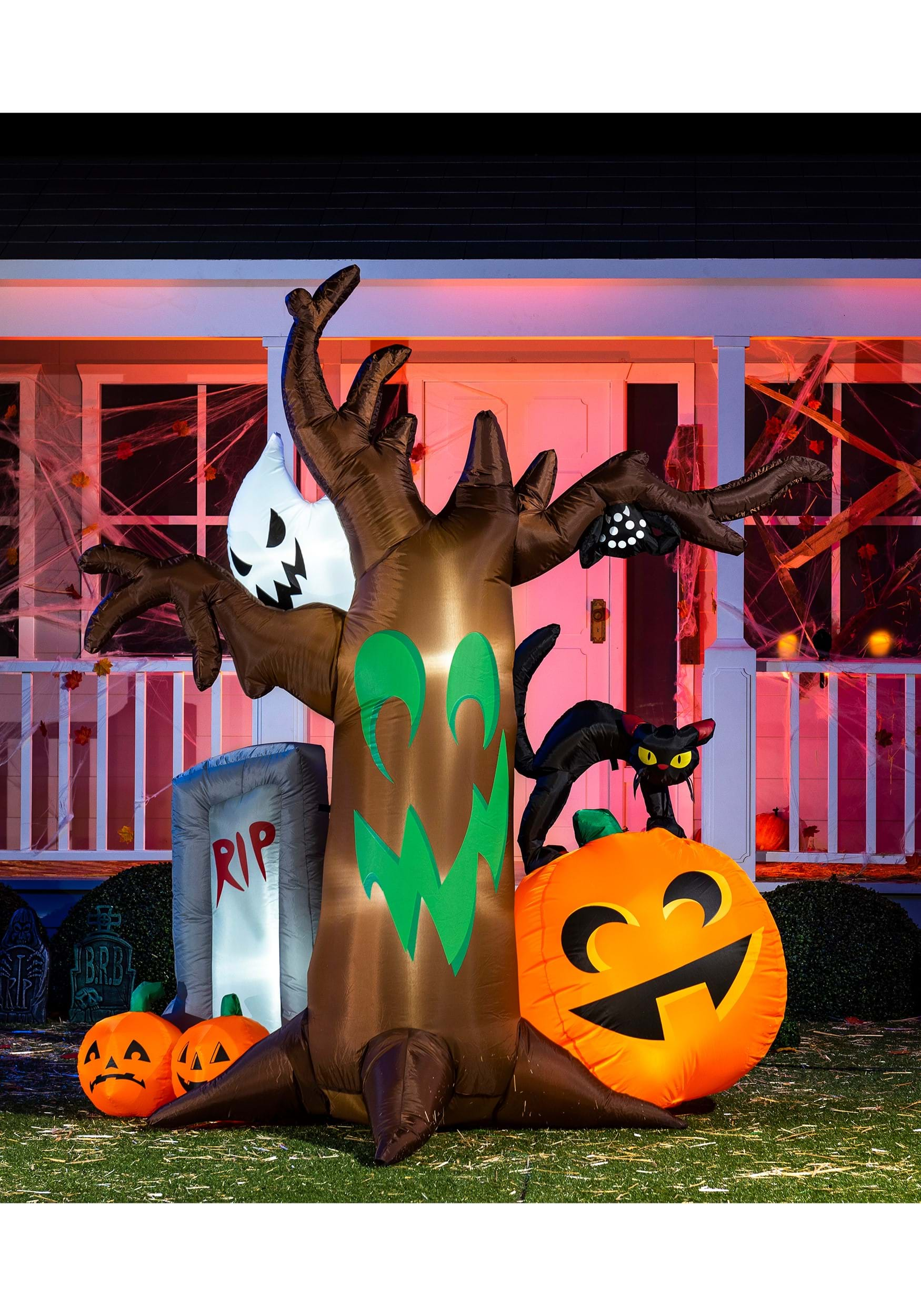 8FT Jumbo RIP Tree Inflatable Prop Decoration | Halloween Inflatables