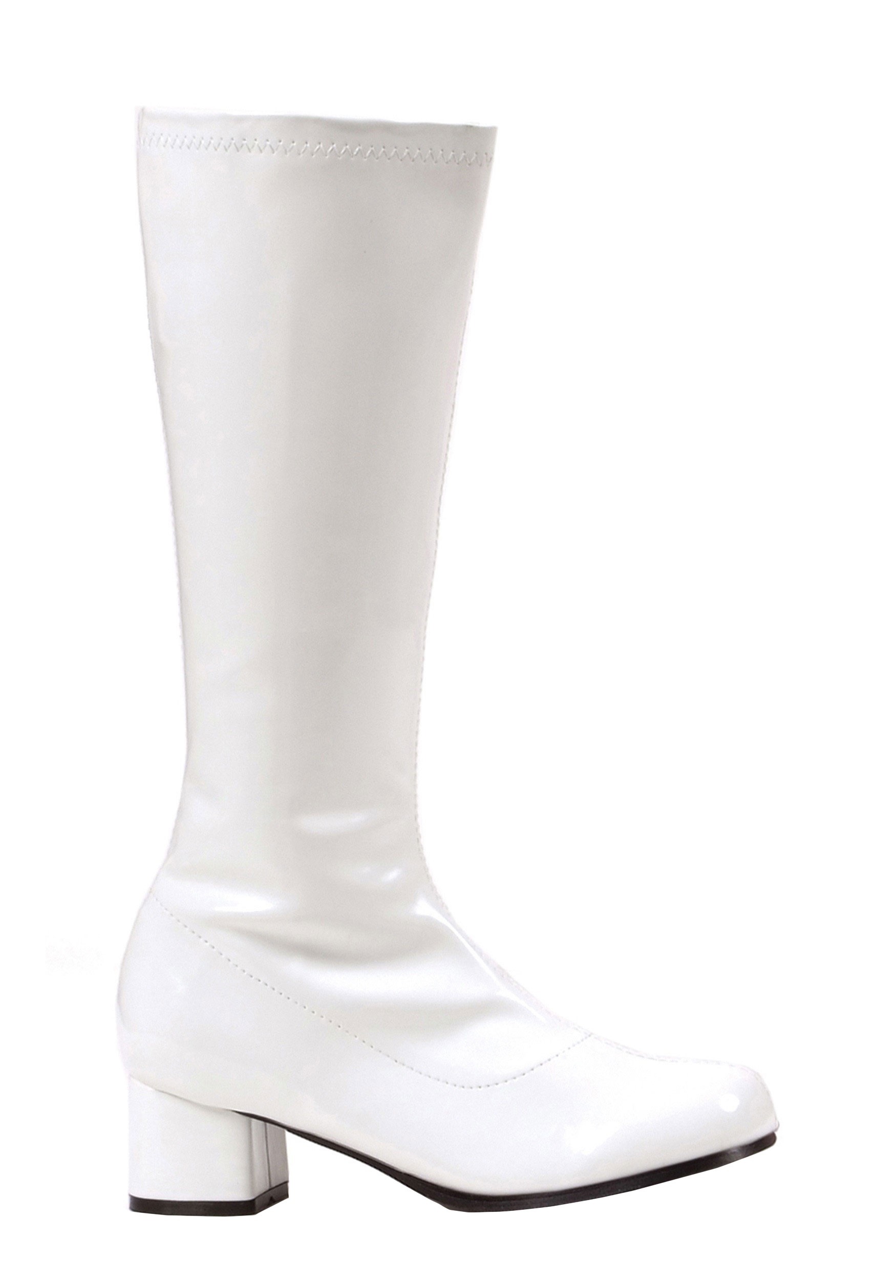 White Go Go Boots for Girls