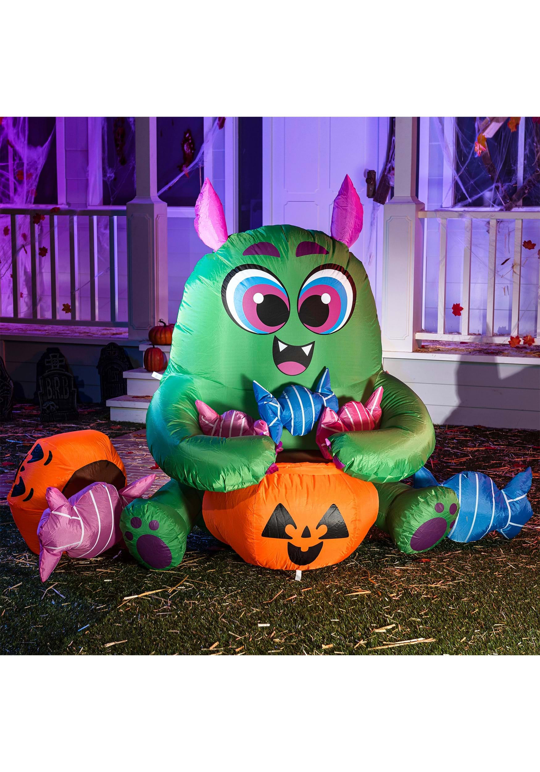 5FT Candy Monster Inflatable Prop Decoration | Halloween Inflatables