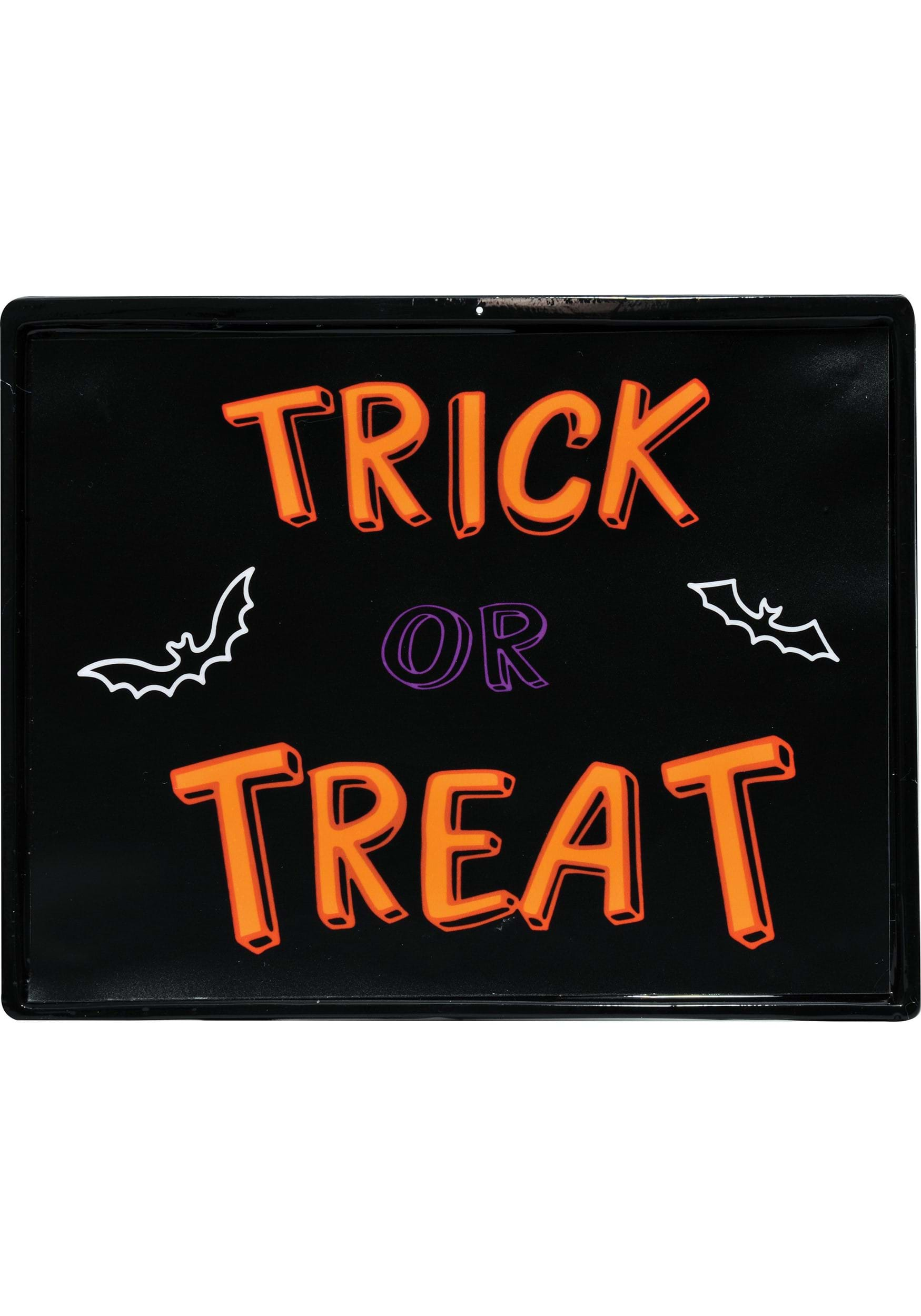 11-Inch Neon Light Trick or Treat Sign | Halloween Signs