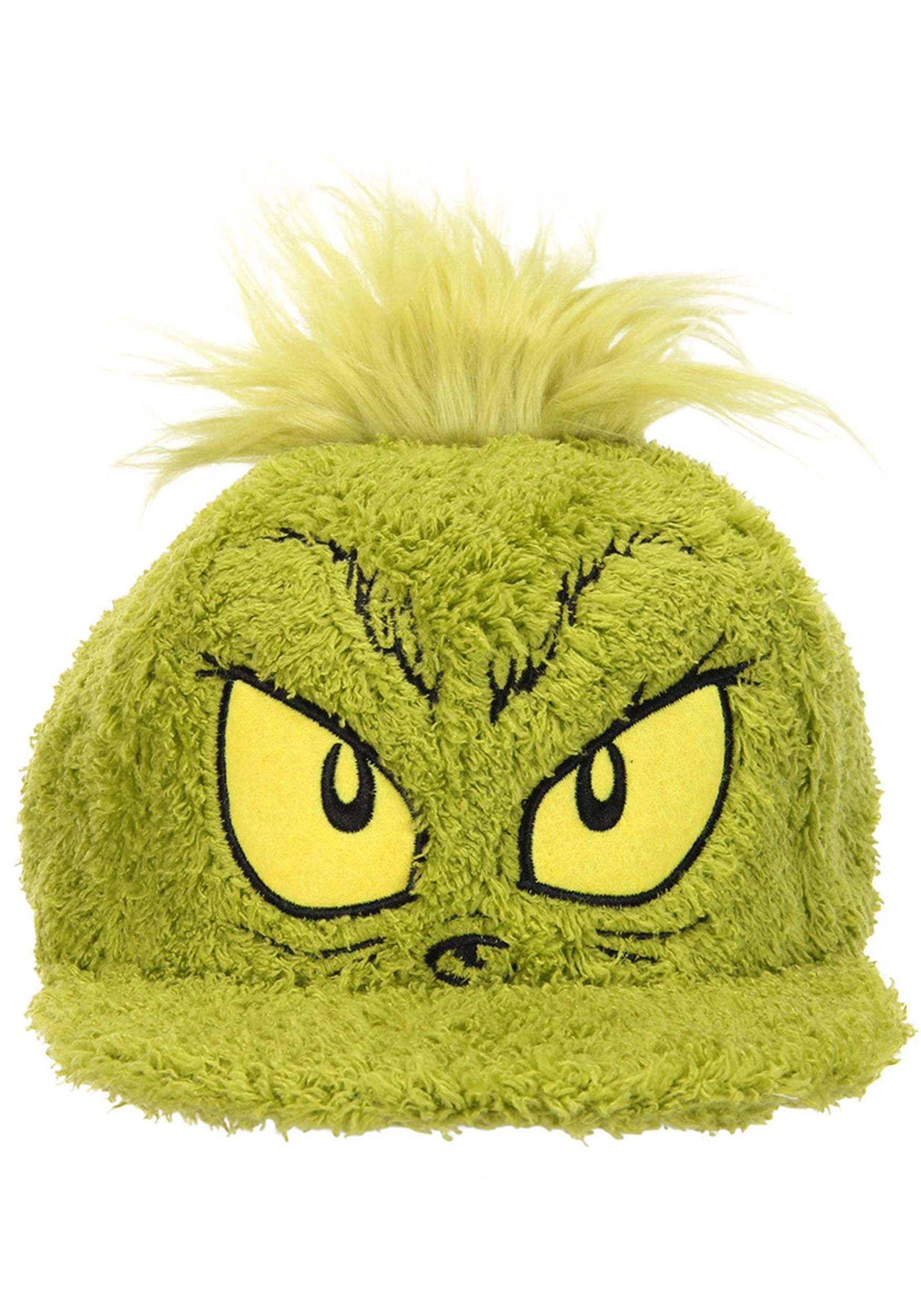 Dr. Seuss Grinch Fuzzy Cap | Grinch Accessories