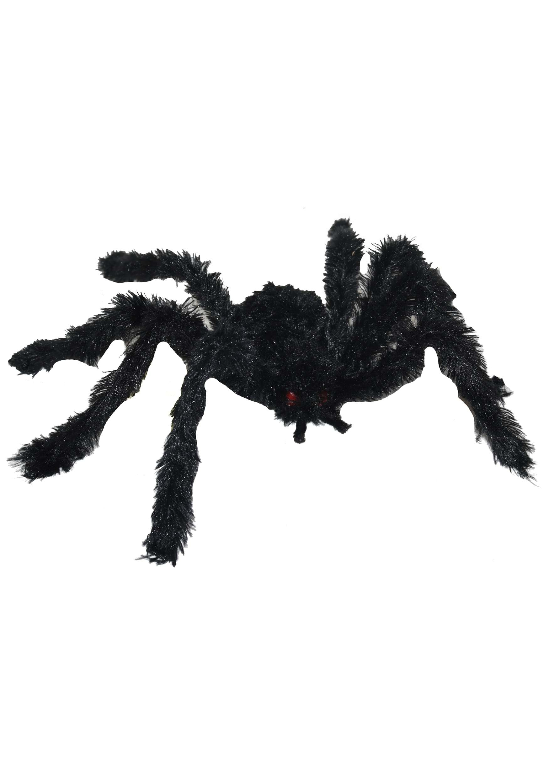 Small Hairy Black Spider Halloween Prop | Spider Decorations