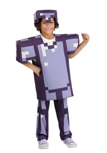 Minecraft Enchanted Diamond Armor Deluxe Kid&#39;s Costume