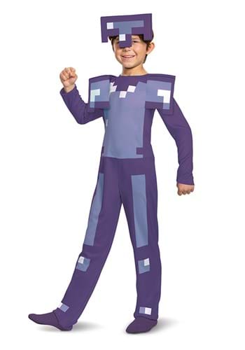 Minecraft Enchanted Diamond Armor Classic Kid&#39;s Costume