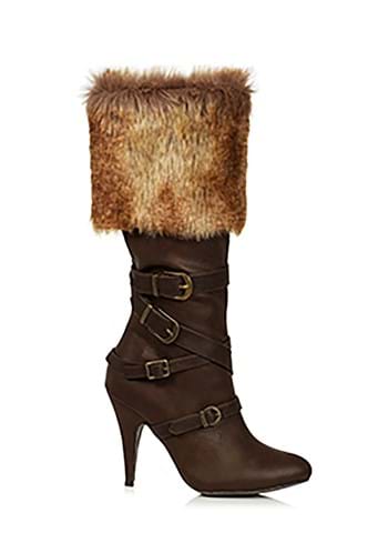 Women&#39;s Fur Trimmed Viking Boots
