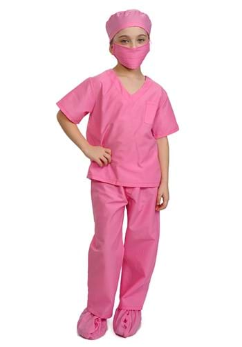 Girl&#39;s Pink Doctor Scrubs