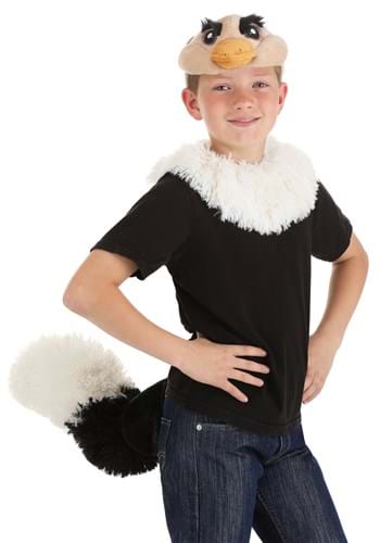 Ostrich Soft Headband, Collar &amp; Tail Kit