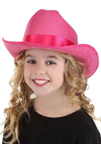 Girl&#39;s Pink Cowboy Costume Hat