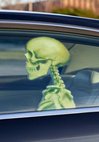 Skeleton Window Cling Back Seat Driver Decoration