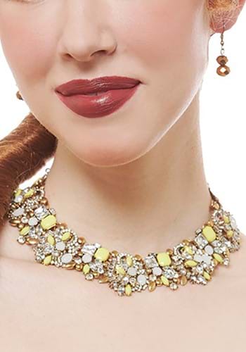 Yellow Cluster Collar Women&#39;s Necklace