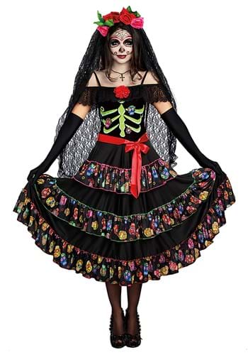 Women&#39;s Lady of the Dead Costume