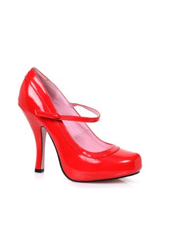 Women&#39;s Red Baby Doll Heels