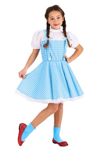 Girl&#39;s Classic Dorothy Wizard of Oz Costume