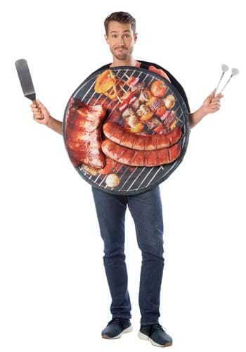 Adult Backyard BBQ Grilled Meat Tunic Costume