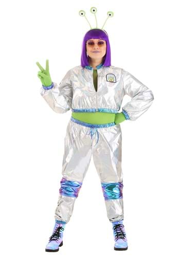 Plus Size Women&#39;s Cosmonaut Alien Costume