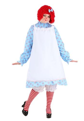 Plus Size Exclusive Raggedy Ann Costume for Women