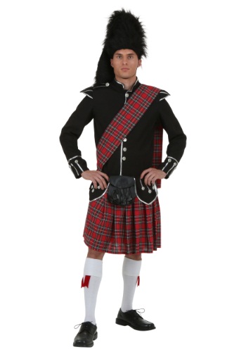 Plus Size Scottish Men&#39;s Costume