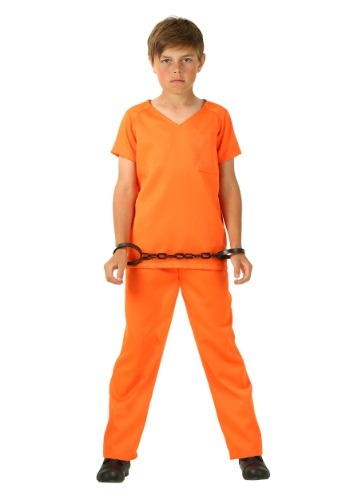 Kids Orange Prisoner Costume