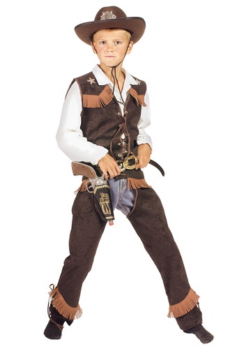 Boy&#39;s Rawhide Cowboy Costume