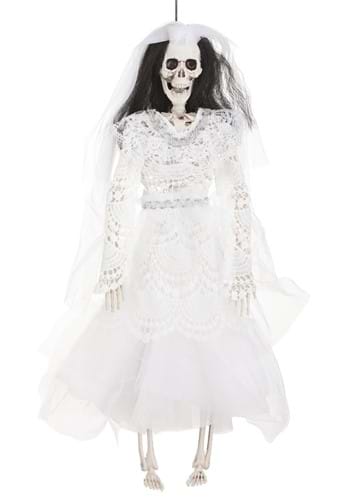 16&quot; Skeleton Dressed Bride Prop