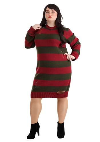 Plus Size Freddy Krueger Costume Dress for Women