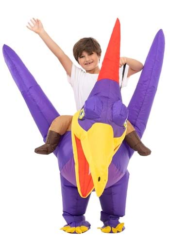 Kid&#39;s Inflatable Riding-A-Pteranodon Costume