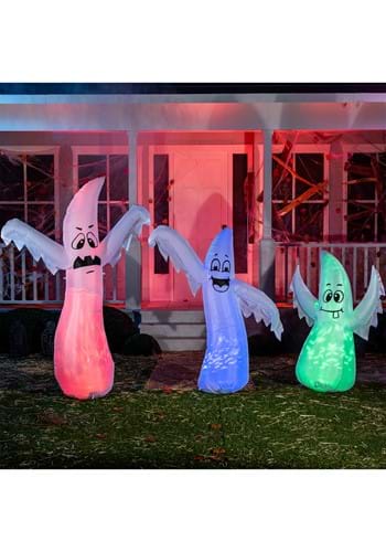 Set of 3 Small, Medium, &amp; Large Inflatable Ghosts Prop