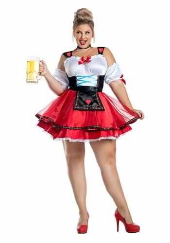 Plus Size Oktoberfest Hottie Costume for Women