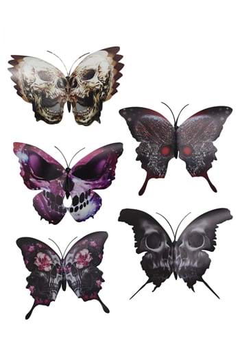 Gothic 4&quot; Butterfly 5 Pack Clip Set