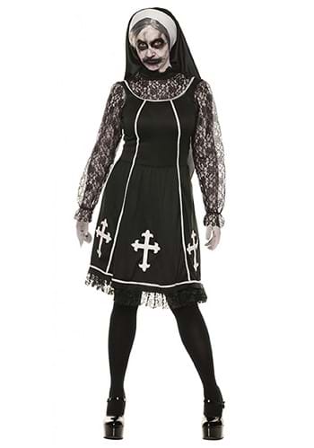 Women&#39;s Lace Nun Costume