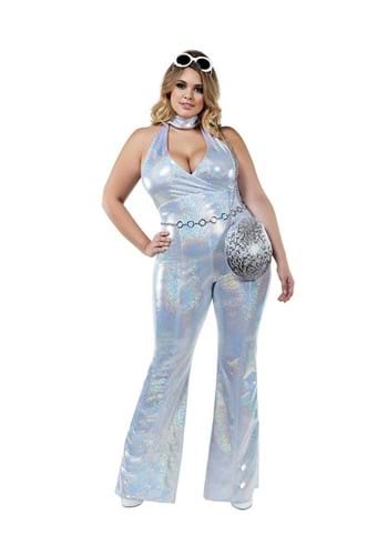 Plus Size Women&#39;s Disco Honey Costume