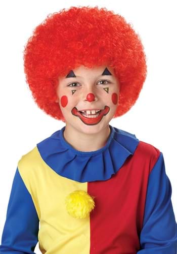 Kid&#39;s Red Clown Wig