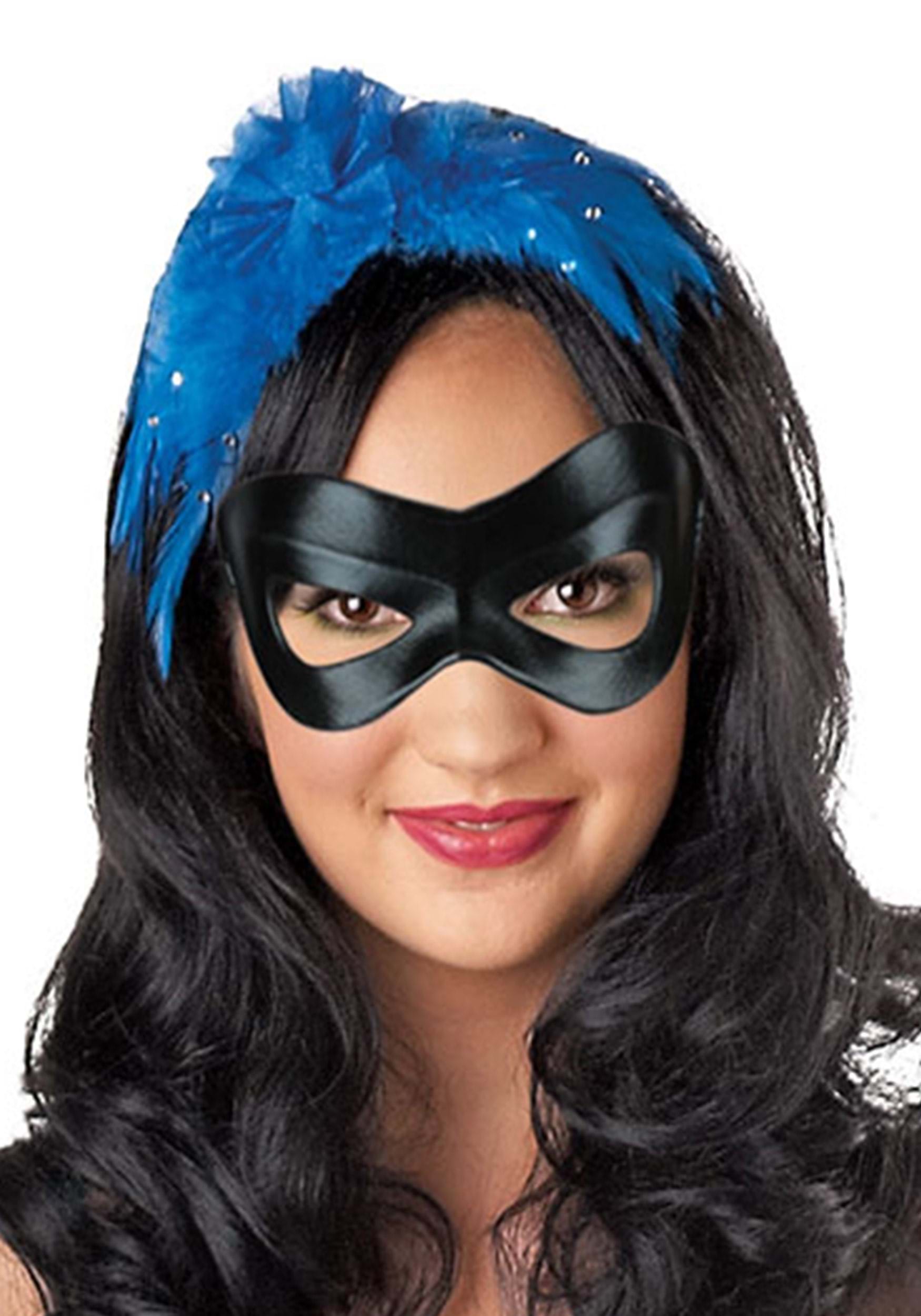 Adult Black Eye Mask | Halloween Costume Accessories