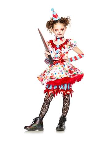 Girl&#39;s Scary Clown Costume